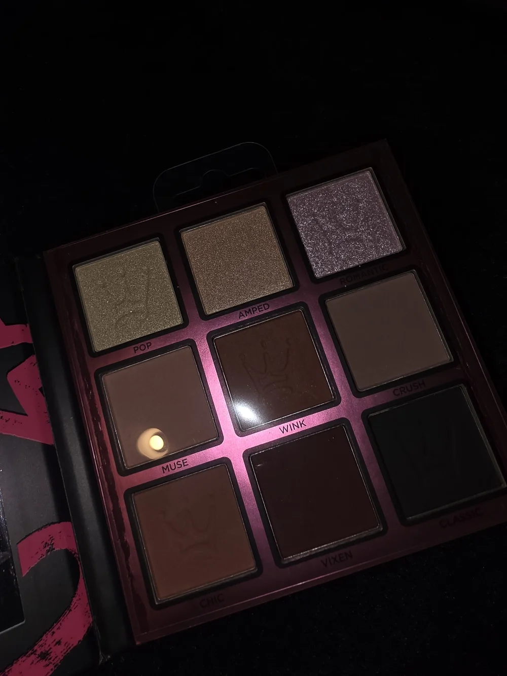 Juicy Couture Eyeshadow Palette with Hot Pink Heart NWT